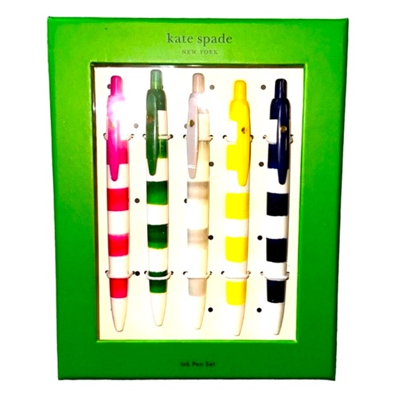 Kate Spade Ink Pen Set Sealed in Box - Picture 2 of 3